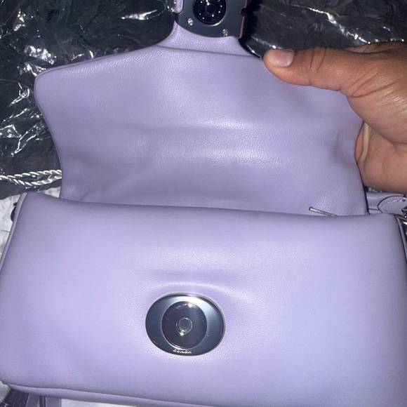 Coach Pillow Tabby 20- Lilac with Silver hardware NWOT - Picture 6 of 10